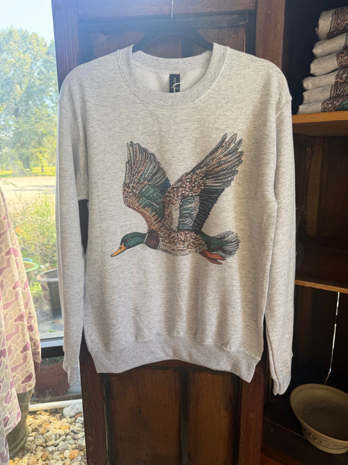 Bedazzled Duck Sweatshirt