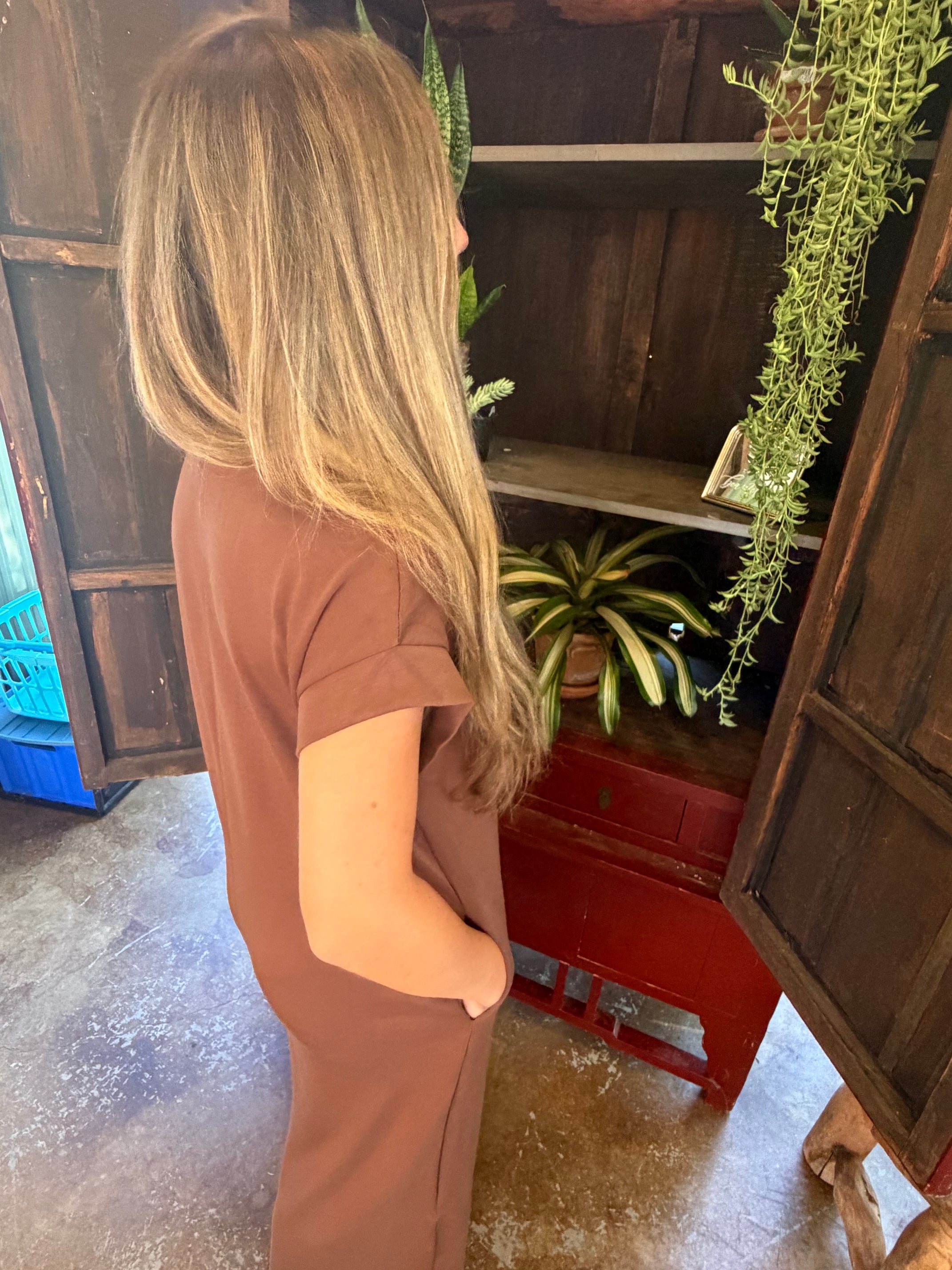 Brown Maxi T-shirt