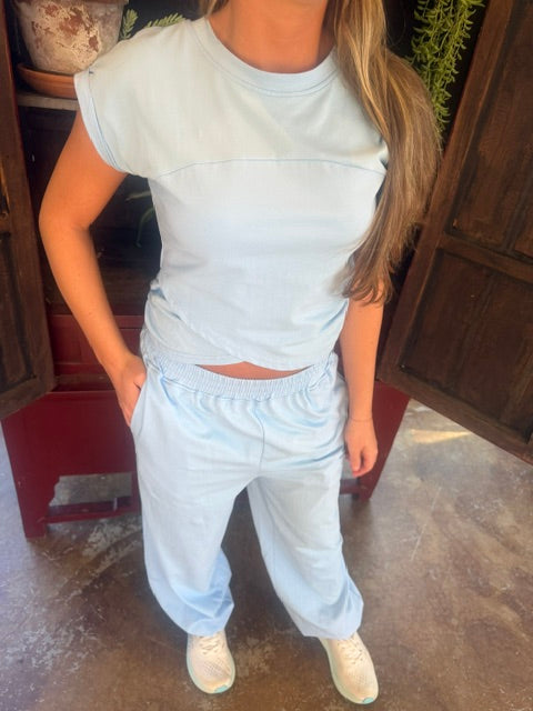 Light Blue Athletic Set