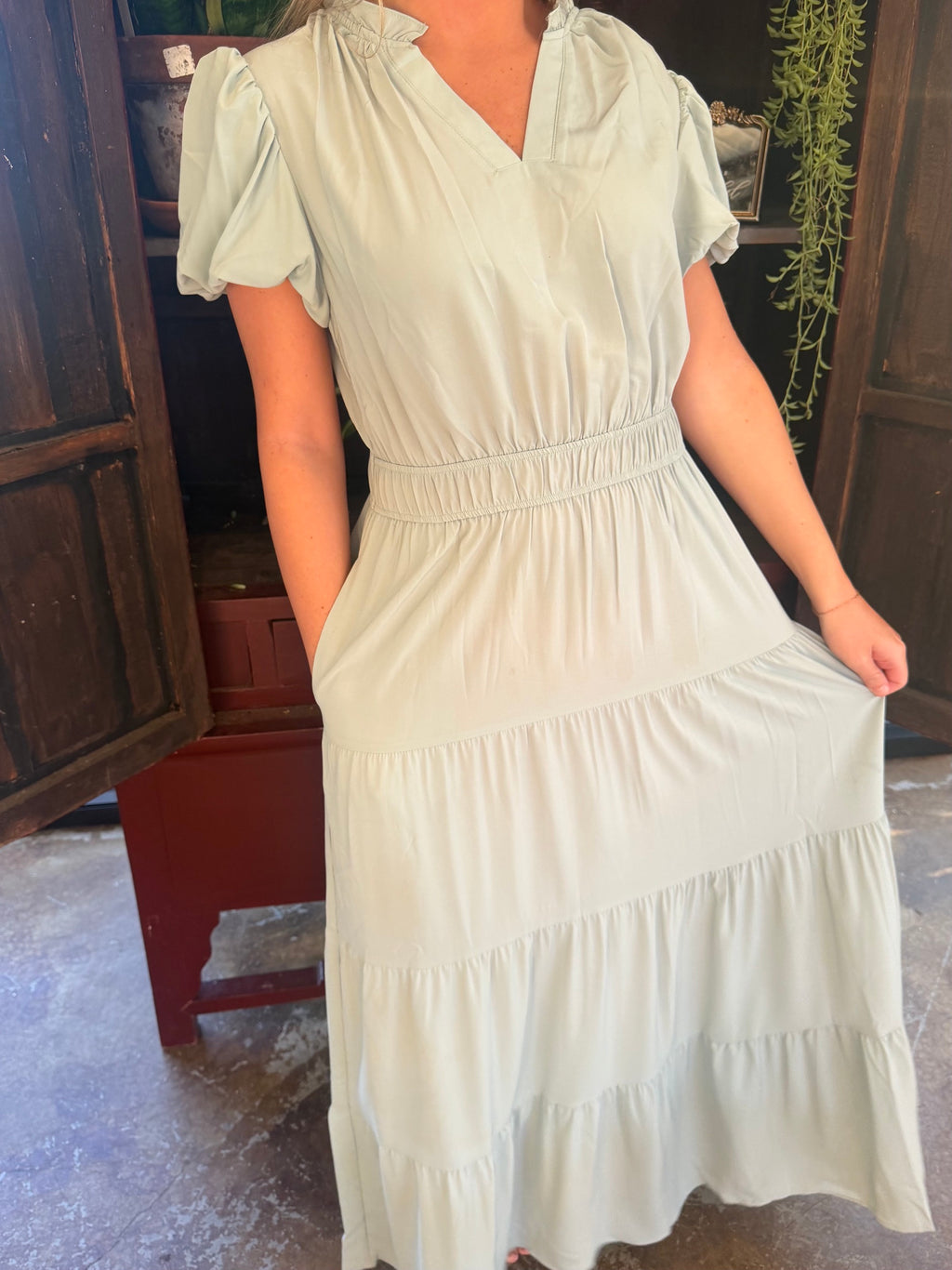 🌿Sage Maxi Dress🌿