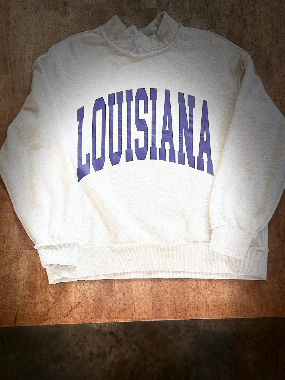 Reversible Louisiana Mock Neck🐯💜