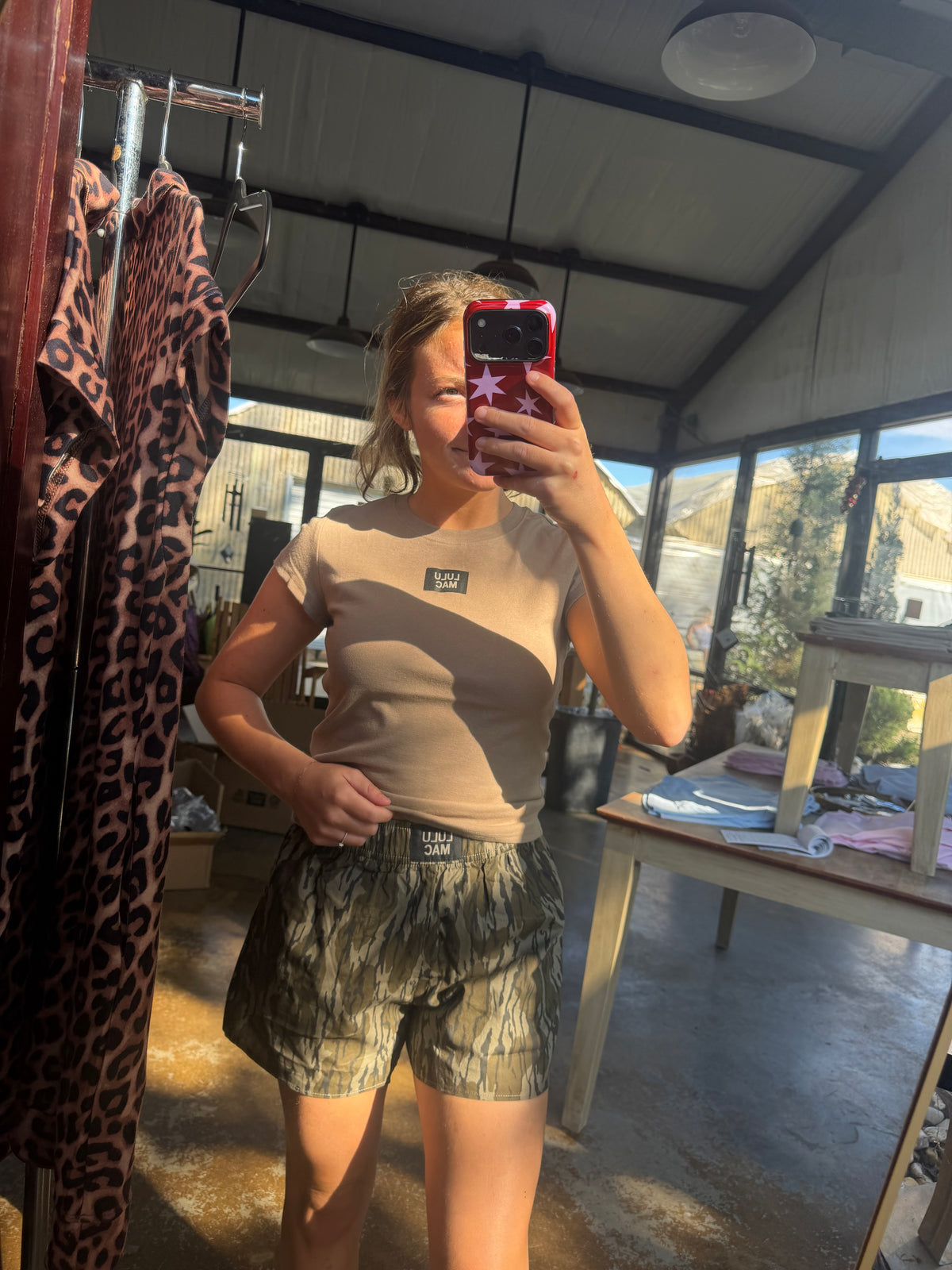Lulu Mac X Mossy Oak Boxer Short