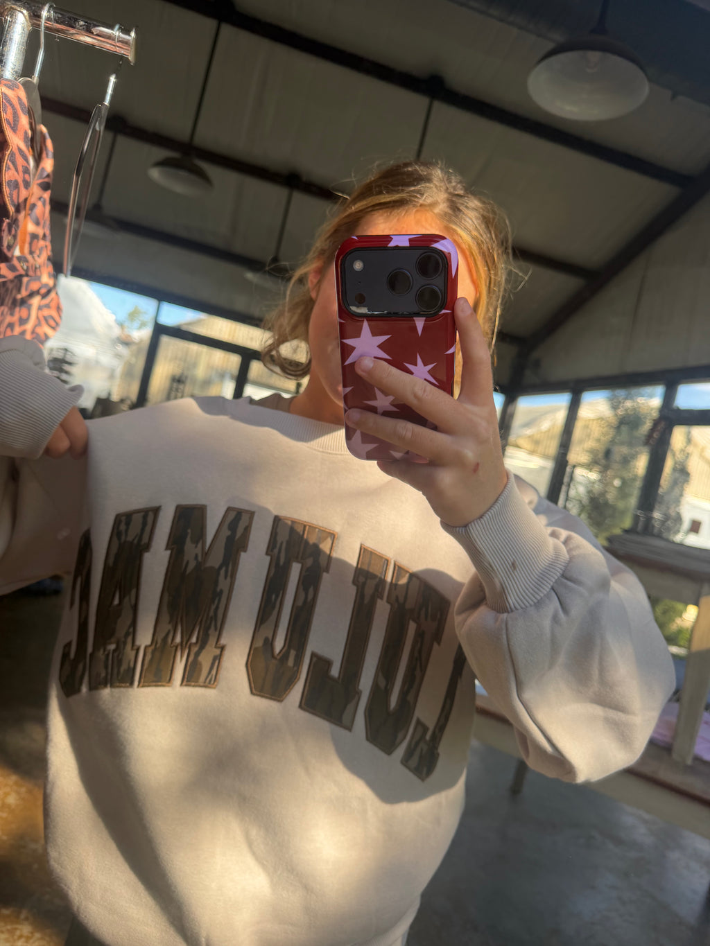 Lulu Mac X Mossy Oak Greige Sweatshirt