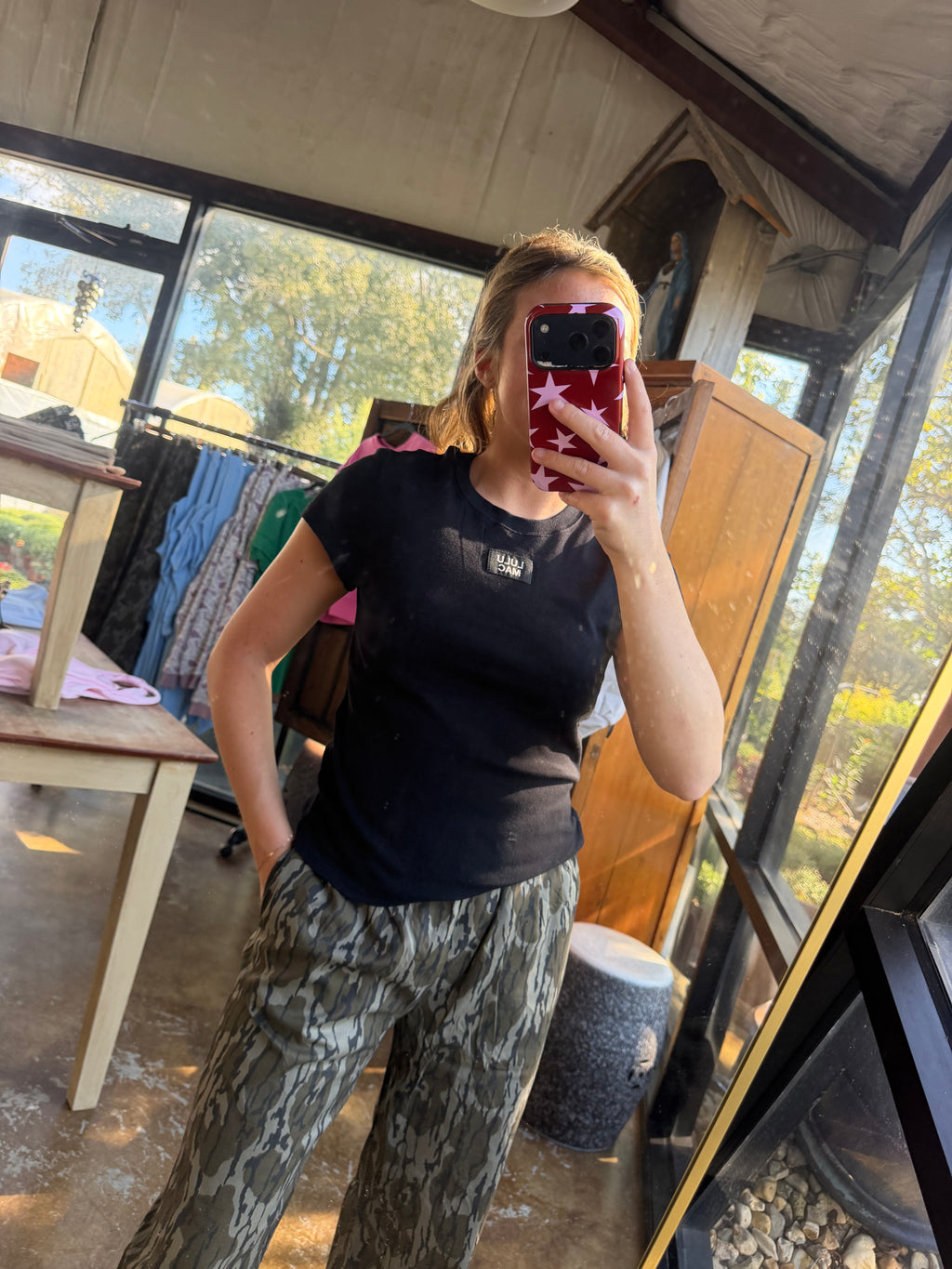 Black Baby Doll Top