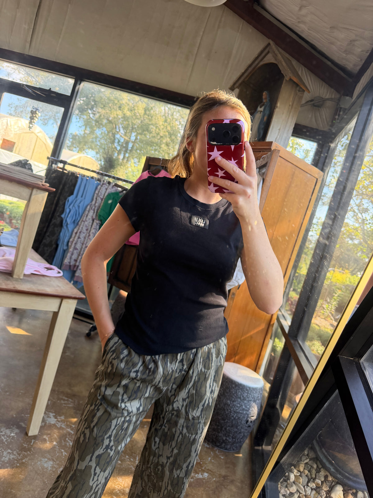 Black Baby Doll Top